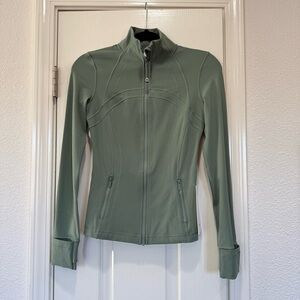 Lululemon Define Jacket Nulu Grey Eucalyptus Size 4 NWT